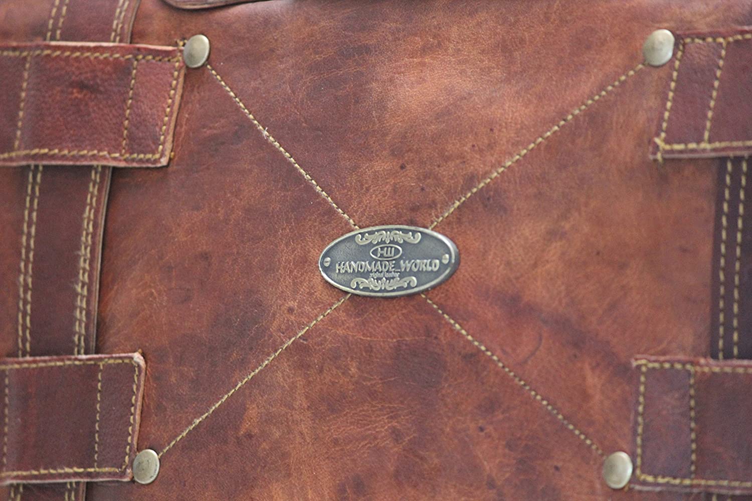 Handmade World Leather Messenger Bags For Men Women Briefcase Laptop Computer Satchel Distressed Bag (11" X 15") - Image 7